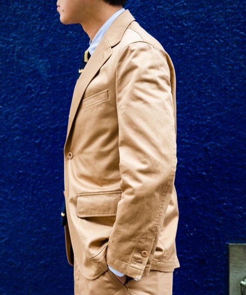 SHIPS STANDARD: FINX COTTON ツイル ブレザー STANDARD FINX COTTON ツイル STYLISH