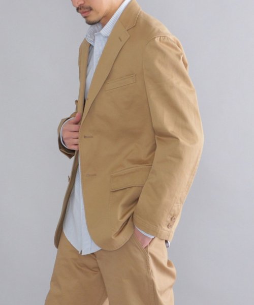 SHIPS STANDARD: FINX COTTON ツイル ブレザー STANDARD FINX COTTON ツイル STYLISH