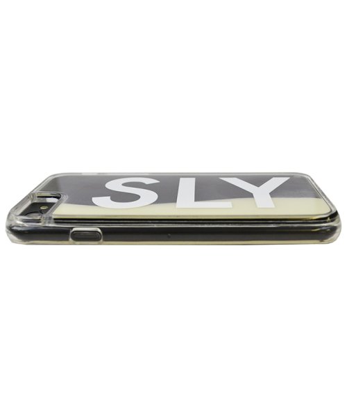 SLY(スライ)/iphone se3 ケース iphone se2 ケース iphone8/7 スライ SLY logo/白×黒 ネオンサンドケース アイフォンケース/img04
