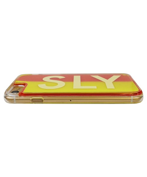 SLY(スライ)/iphone se3 ケース iphone se2 ケース iphone8/7 スライ SLY logo/黄×赤 ネオンサンドケース アイフォンケース/img04
