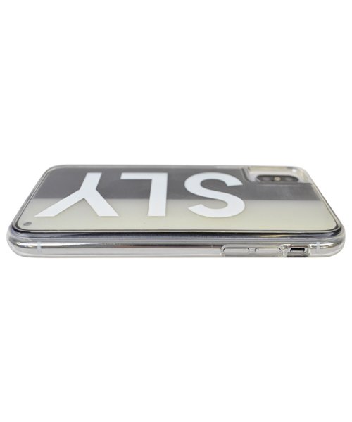 SLY(スライ)/iphone ケース iphonex iphonexs スライ SLY logo/白×黒 ネオンサンドケース アイフォンケース/img04