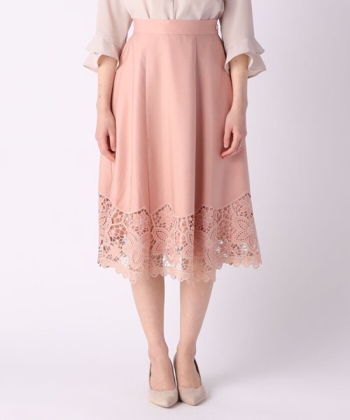LAISSE PASSE(レッセ・パッセ)/裾刺繍フレアスカート/img07