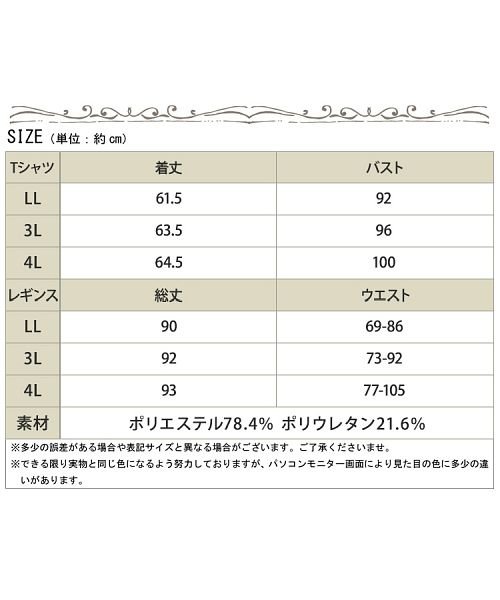 GOLD JAPAN(ゴールドジャパン)/大きいサイズ レディース ビッグサイズ スポーツウェアセットアップ/img18