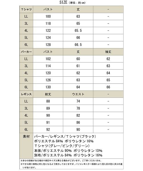 GOLD JAPAN(ゴールドジャパン)/大きいサイズ レディース ビッグサイズ スポーツウェア3点セット/img20