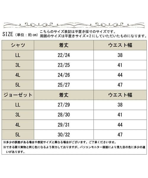 GOLD JAPAN(ゴールドジャパン)/大きいサイズ レディース ビッグサイズ レイヤード風つけ裾/img18