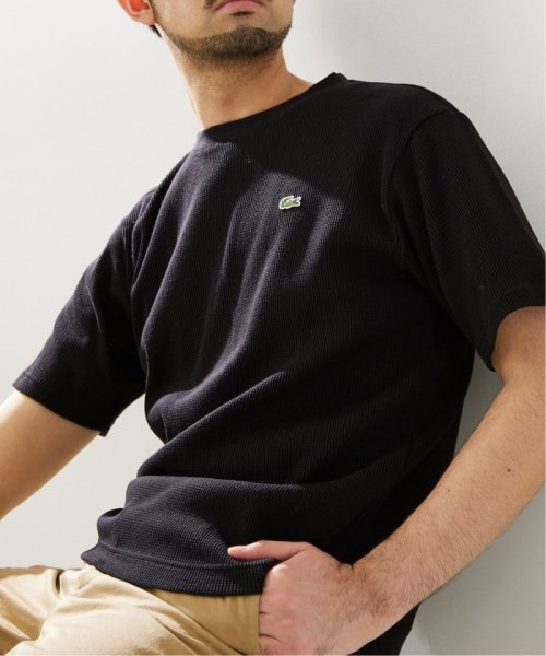 417 EDIFICE(フォーワンセブン　エディフィス)/【LACOSTE / ラコステ】 別注コットンリネン ワッフルTシャツ/img07