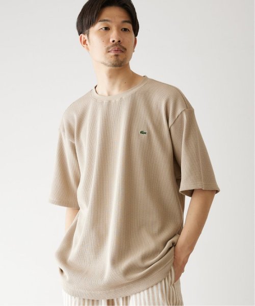 417 EDIFICE(フォーワンセブン　エディフィス)/【LACOSTE / ラコステ】 別注コットンリネン ワッフルTシャツ/img18