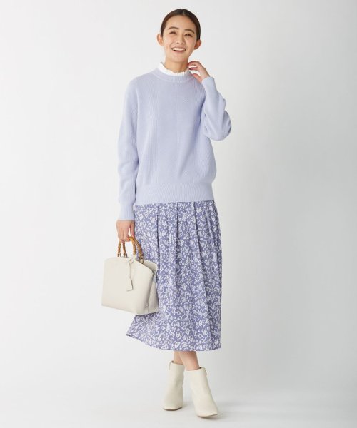 J.PRESS LADIES（LARGE SIZE）(J．プレス　レディス（大きいサイズ）)/【洗える】コットンアクリルコード ニット/img05