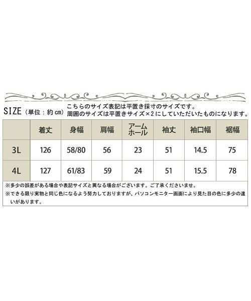 GOLD JAPAN(ゴールドジャパン)/大きいサイズ レディース ビッグサイズ 小花柄ギャザーシャツワンピース/img18