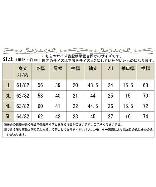 GOLD JAPAN(ゴールドジャパン)/大きいサイズ レディース ビッグサイズ ZIPカーデフェイクボーダー切替えチュニック/img18