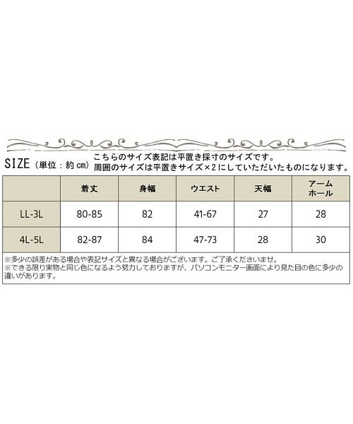 GOLD JAPAN(ゴールドジャパン)/大きいサイズ レディース ビッグサイズ Vネックギャザー切替えチュニック/img18
