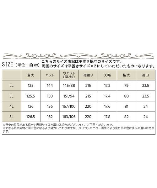 GOLD JAPAN(ゴールドジャパン)/大きいサイズ レディース ビッグサイズ シアーシャツロングワンピース/img18