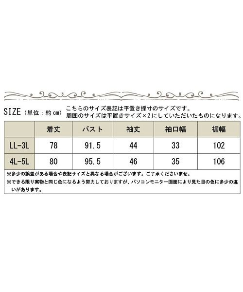 GOLD JAPAN(ゴールドジャパン)/大きいサイズ レディース ビッグサイズ プルオーバーシャツチュニック/img18