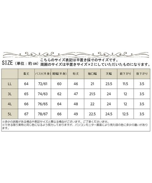 GOLD JAPAN(ゴールドジャパン)/大きいサイズ レディース ビッグサイズ ストリング袖プルオーバートップス/img18