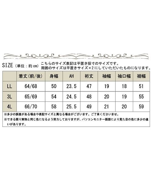 GOLD JAPAN(ゴールドジャパン)/大きいサイズ レディース ビッグサイズ 袖リボンデザインVネックトップス/img18