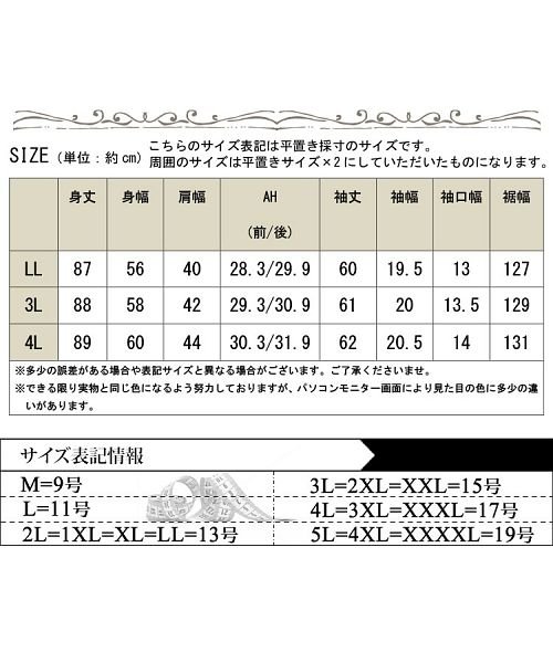 GOLD JAPAN(ゴールドジャパン)/大きいサイズ レディース ビッグサイズ リボンタイ付きティアードチュニックブラウス/img18