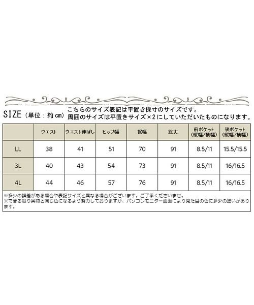 GOLD JAPAN(ゴールドジャパン)/大きいサイズ レディース ビッグサイズ ダメージデニムロングスカート/img18