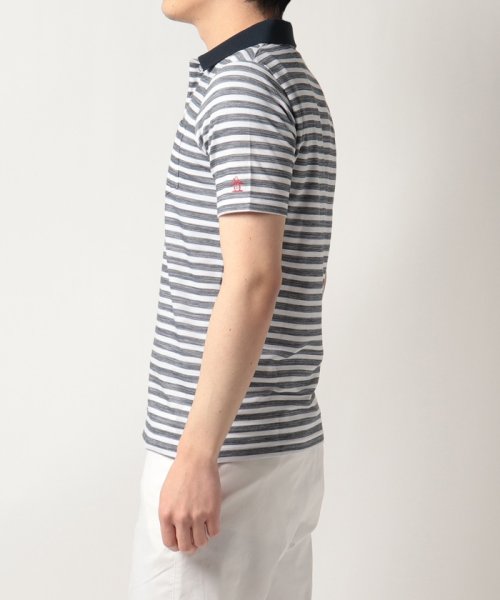 Munsingwear(マンシングウェア)/マナードボーダー半袖ポロシャツ【アウトレット】/img01