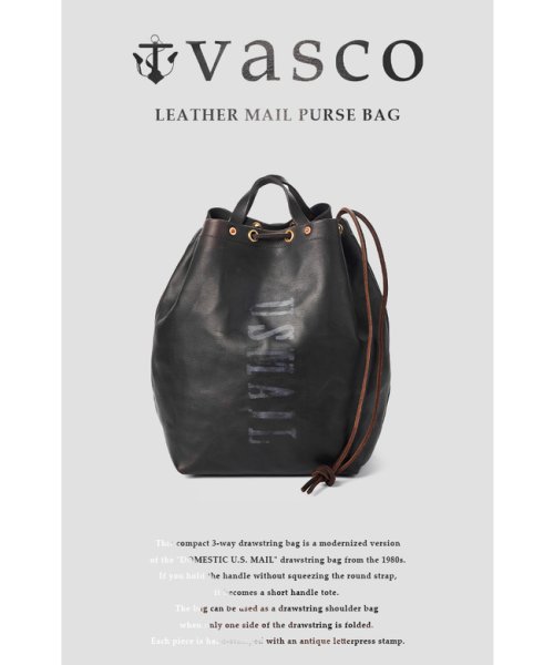 vasco(ヴァスコ)/vasco 巾着バッグ ハンドバッグ トートバッグ ショルダーバッグ メンズ 本革 レザー 日本製 A4 ヴァスコ バスコ vs－210l/img18