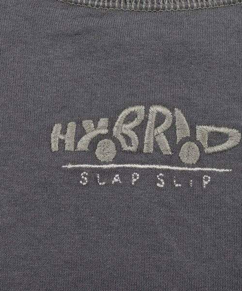 SLAP SLIP(スラップスリップ)/ハイブリッド メッシュ 肩 ライン 長袖 Tシャツ (80～130cm)/img07