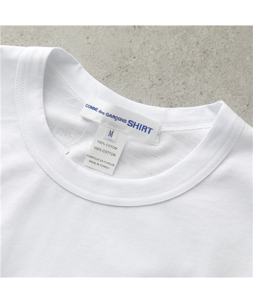 【COMME des GARCONS(コムデギャルソン)】長袖Tシャツ メンズ FH T012 W21 クルーネック カットソー ロンT ちびロゴT コットン
