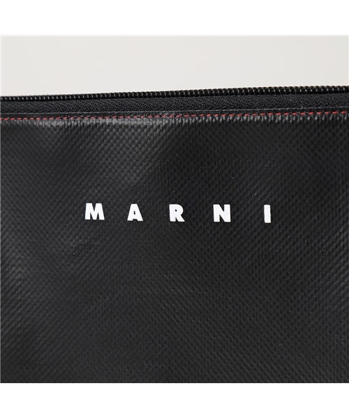 【MARNI(マルニ)】ショルダーバッグ SBMQ0044A0 P3572 TRIBECA メンズ PVC クラッチバッグ ロゴ 鞄 Z3O15