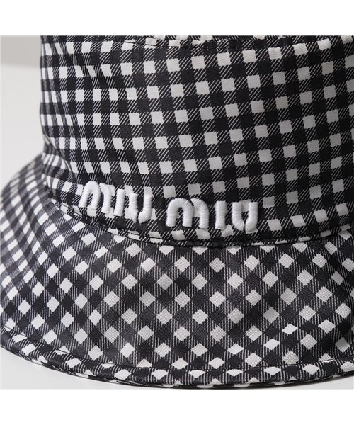 セール】【MIUMIU(ミュウミュウ)】バケットハット 5HC196 2B4L 
