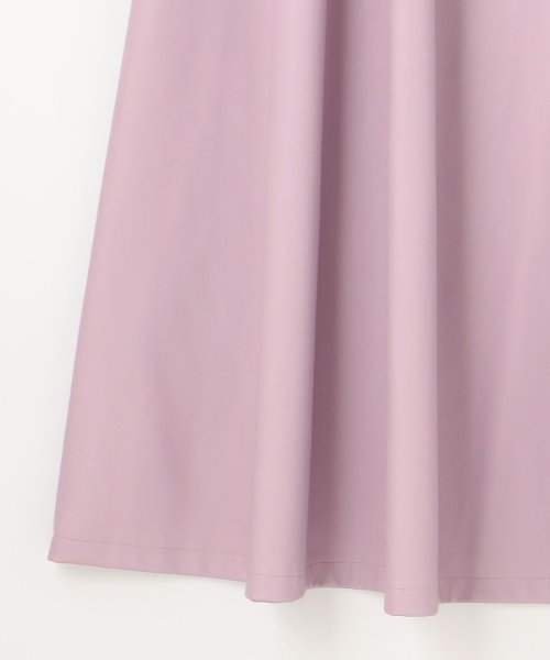 フェイクレザースカート 