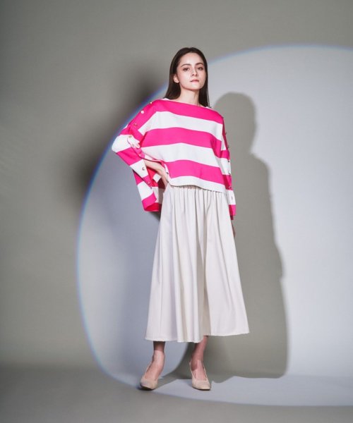 フェイクレザースカート 