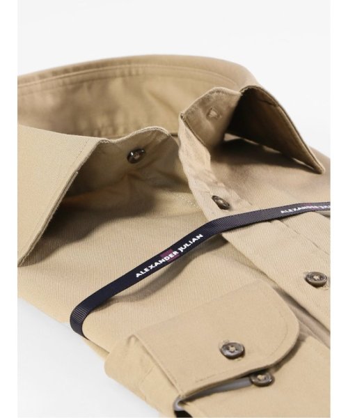 TAKA-Q(タカキュー)/スーピマコットン ツイル スタンダードフィット ワイドカラー 長袖 シャツ メンズ ワイシャツ ビジネス yシャツ 速乾 ノーアイロン 形態安定/img01
