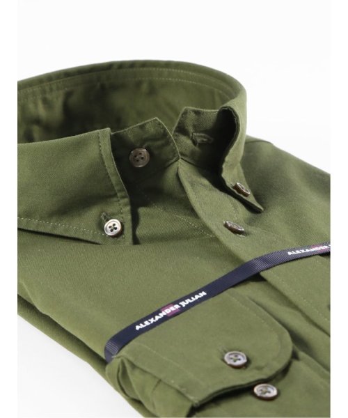 TAKA-Q(タカキュー)/スーピマコットン ツイル スタンダードフィット ボタンダウン 長袖 シャツ メンズ ワイシャツ ビジネス yシャツ 速乾 ノーアイロン 形態安定/img01