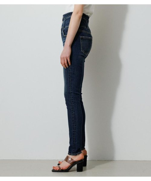 AZUL by moussy(アズールバイマウジー)/HI－WAIST BUTTON DENIM SKINNY２/img40