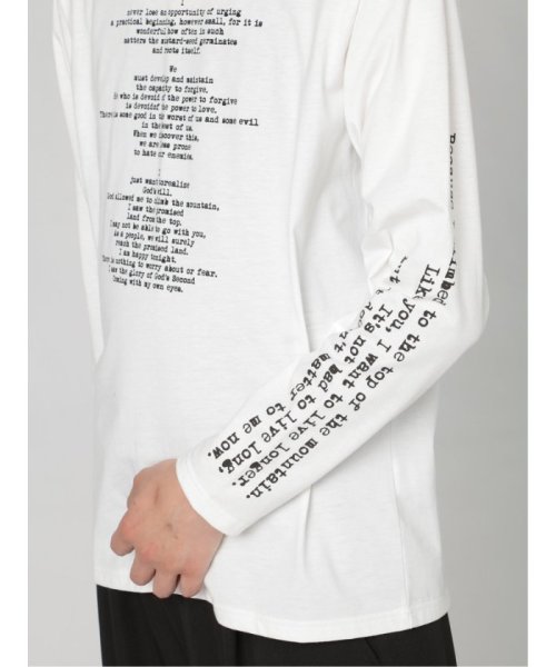 semanticdesign(セマンティックデザイン)/タイプライターロゴプリント クルーネック 長袖 メンズ Tシャツ カットソー カジュアル インナー ビジネス ギフト プレゼント/img17