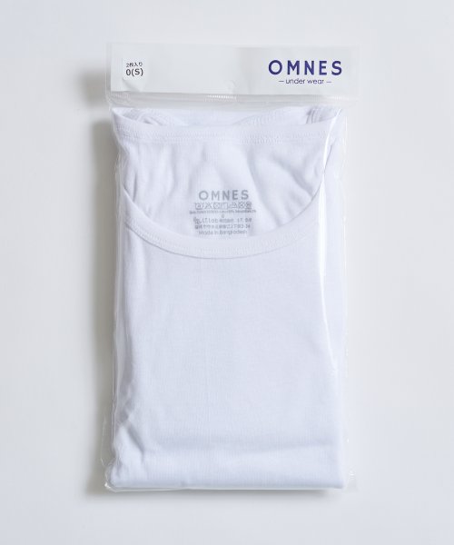 OMNES(オムネス)/【OMNES】フライスコットンタンクトップ アンダーウェア 2枚組/img03