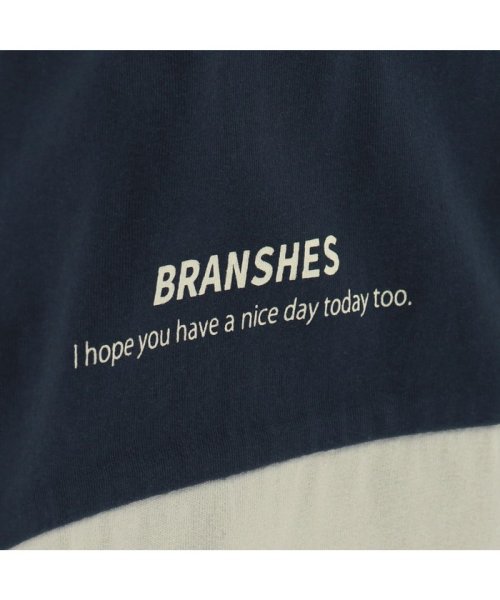 BRANSHES(ブランシェス)/【カラー切り替え】コットン長袖Tシャツ ロンT<br>/img04
