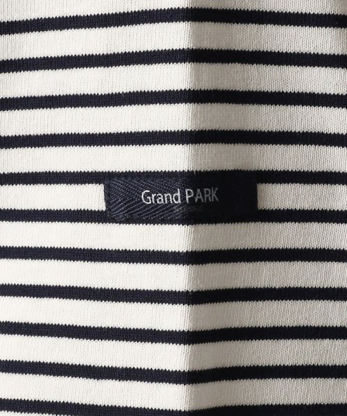 Grand PARK(グランドパーク)/日本製デラヴェ天竺ロングスリーブボーダー/img05