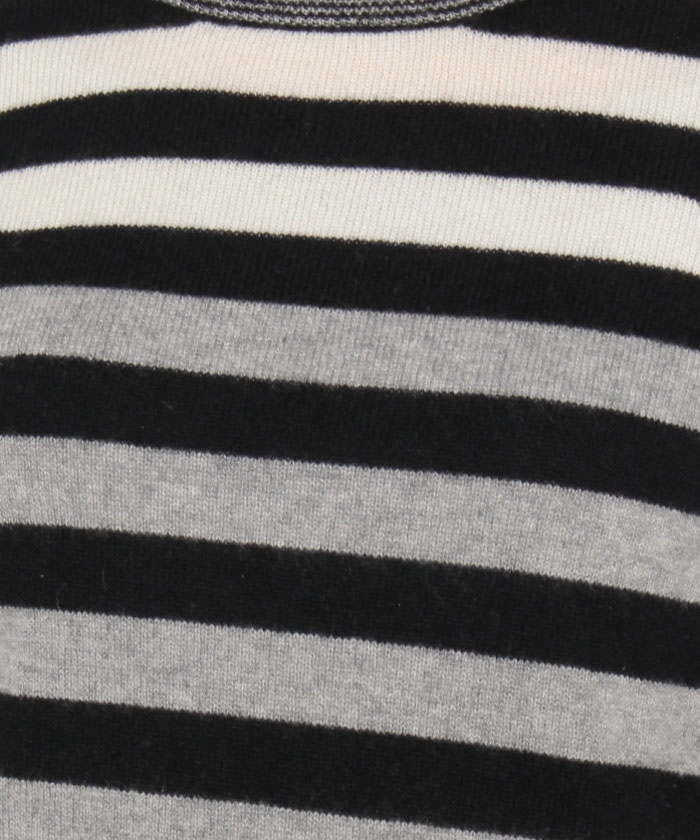 セール】（WHITE+WARREN）15512C ESSENTIAL STRIPE CREWNECK(504492331