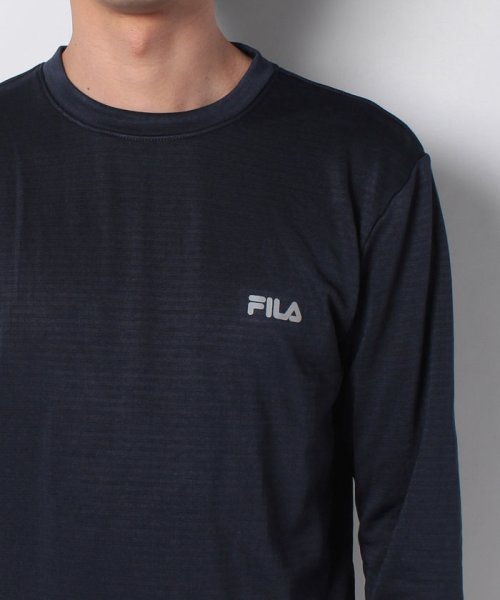 fila(men)(フィラ（メンズ）)/【ラン】UVカット フリース ロングTシャツ メンズ/img04