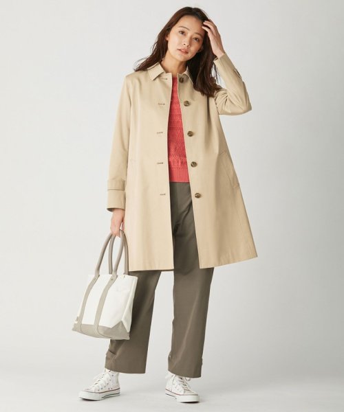 J.PRESS LADIES（LARGE SIZE）(J．プレス　レディス（大きいサイズ）)/【撥水加工】80/2 PIMAコットンツイル ステンカラー コート/img07