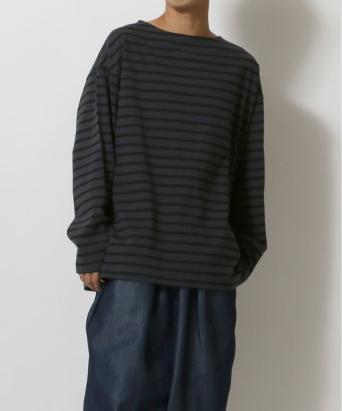 ANPAS(ANPAS)/【ANPAS】USA cotton Wide Silhouette Basque Shirt/USAコットン ワイドシルエット バスクシャツ メンズ ロンT/img17