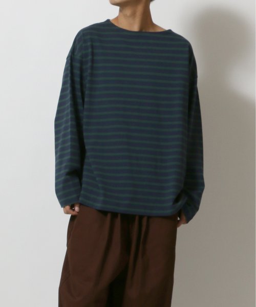 ANPAS(ANPAS)/【ANPAS】USA cotton Wide Silhouette Basque Shirt/USAコットン ワイドシルエット バスクシャツ メンズ ロンT/img20