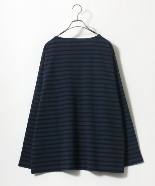 ANPAS(ANPAS)/【ANPAS】USA cotton Wide Silhouette Basque Shirt/USAコットン ワイドシルエット バスクシャツ メンズ ロンT/img24