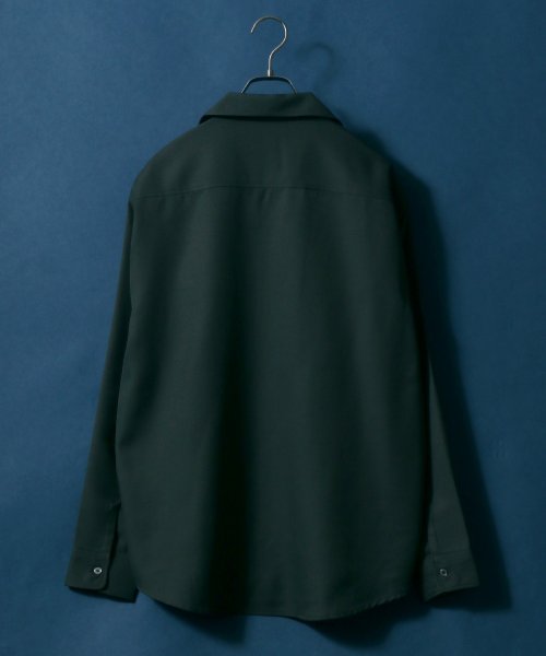 ANPAS(ANPAS)/【ANPAS】オーバーサイズ ツイル オープンカラーシャツ メンズ シャツ 長袖 開襟シャツ/img06