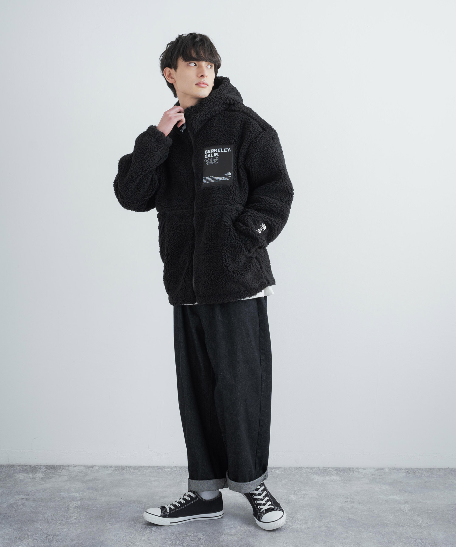 THE NORTH FACE ノースフェイス 韓国 WHITE LABEL ホワイトレーベル LYMAN FLEECE HOODIE メンズ  レディース ボアジ