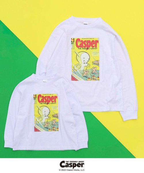 coen(coen)/【ユニセックス】Casper (キャスパー)別注プリントロングスリーブTシャツ/img12