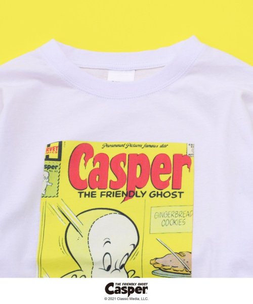 coen(coen)/【ユニセックス】Casper (キャスパー)別注プリントロングスリーブTシャツ/img15