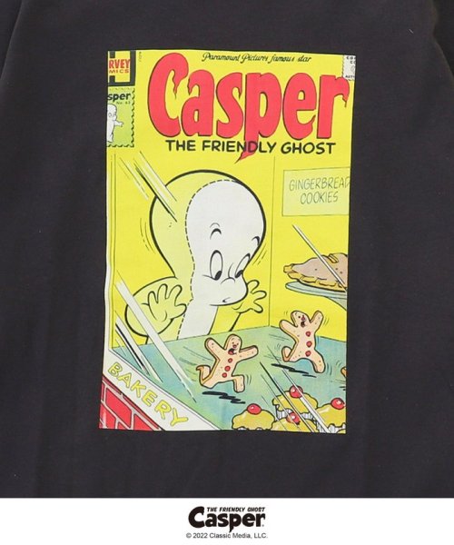coen(coen)/【ユニセックス】Casper (キャスパー)別注プリントロングスリーブTシャツ/img19