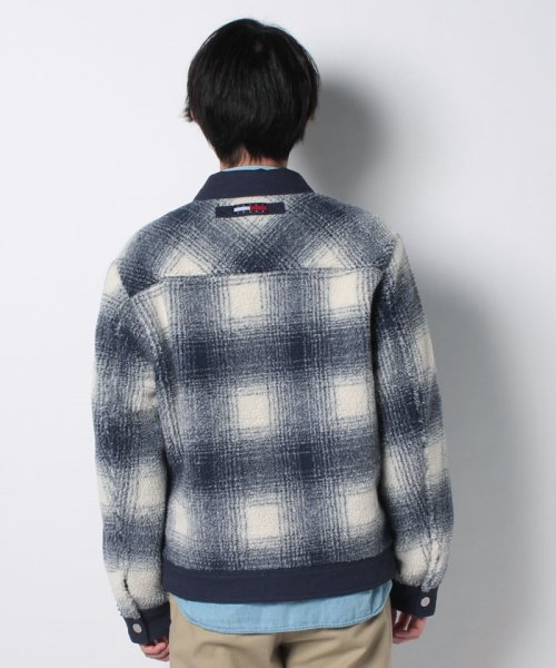 TOMMY JEANS(トミージーンズ)/TJM SHERPA CHECK TRUCKER COAT/img03