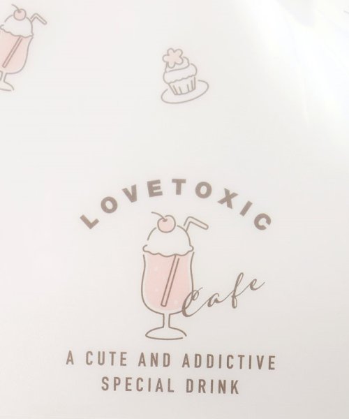 Lovetoxic(ラブトキシック)/カフェ柄ポケットつきファイル/img04