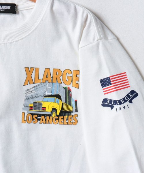 XLARGE KIDS(エクストララージ　キッズ)/トラックプリント長袖Tシャツ/img03